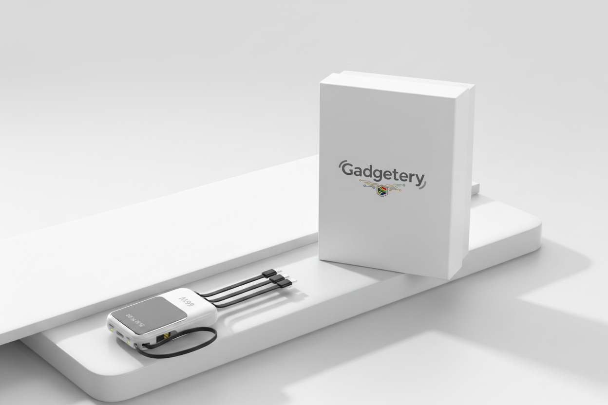 Power Bank Packaging with Gadgetery Logo
